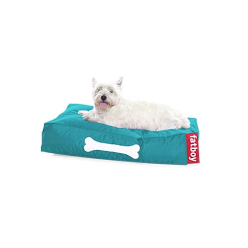 Doggie Nylon Small Turquoise Lounger by Fatboy