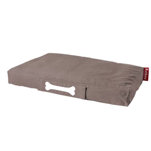 Doggie Stonewashed Large Taupe Lounger by Fatboy