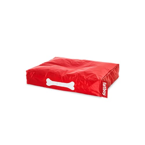 Doggie Stonewashed Small Red Lounger by Fatboy