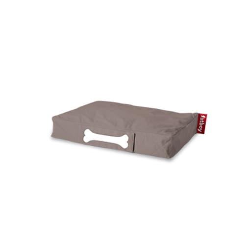 Doggie Stonewashed Small Taupe Lounger by Fatboy