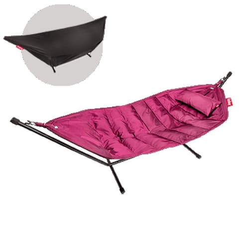 Headdemock Deluxe Hammock With Frame Pillow And Cover Pink by Fatboy