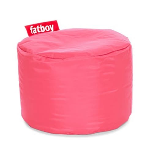 Point Nylon Light Pink Pouf by Fatboy