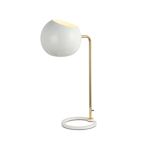 Vidar White Table Lamp | FCI Custom Lighting