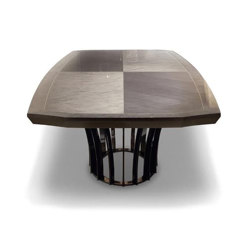 Alchemy Boat Shape Oval Dining Table by Giorgio Collection