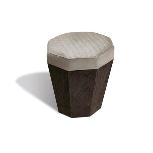 Infinity Wooden Footstool by Giorgio Collection