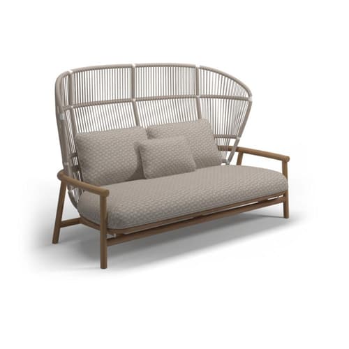 Fern High Back Outdoor Sofa by Gloster