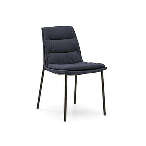 Lady 4 Metal Legs Dining Chair By Italforma