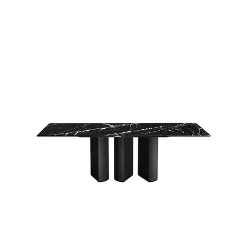 Plai Top Marble Dining Table By FCI London