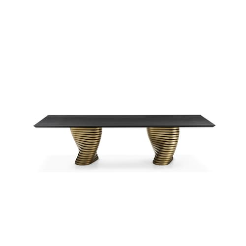 Rotolo Wooden Top Dining Table By FCI London