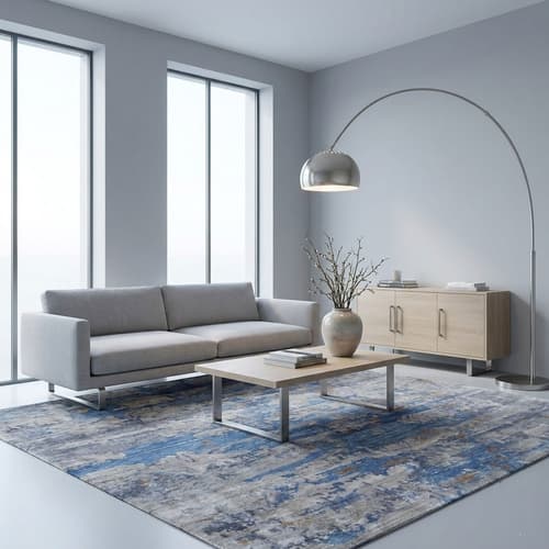 Blue Cloud Rug by FCI London