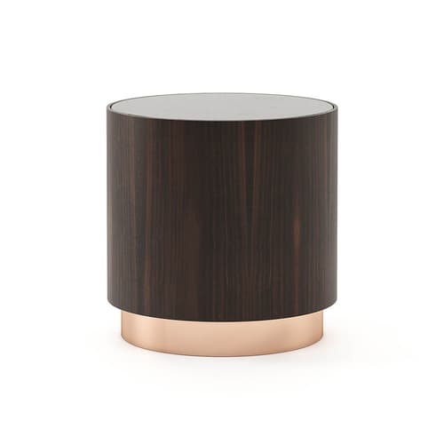 Gold Side Table by Laskasas