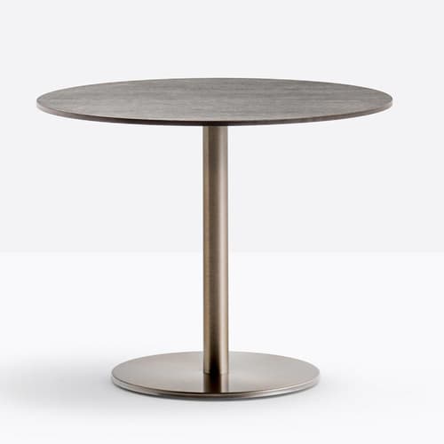 Inox Round H500 Side Table by Pedrali