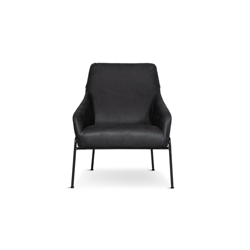 Jolly Luxor Black Armchair by Quick Ship