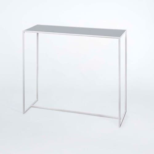 Mesa White Console Table by Quick Ship