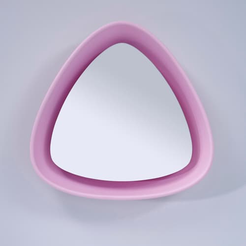 Scoopy light pink Mirror, Quick Ship