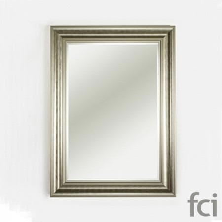 Berlin Silver Rectangle Wall Mirror by Reflections