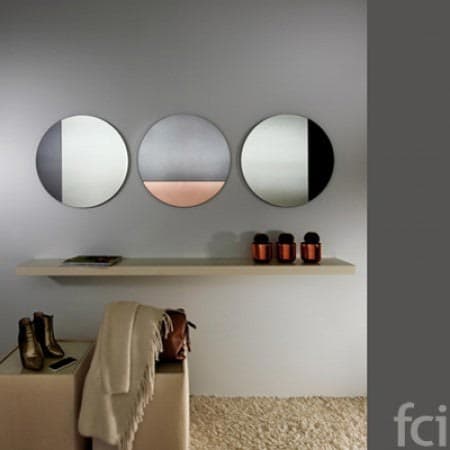 Cord Pink Wall Mirror by Reflections