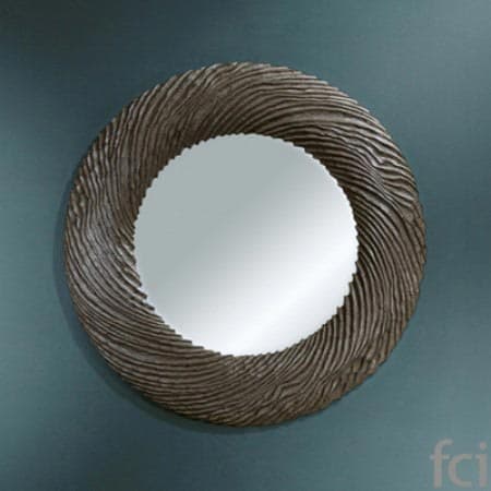 Flow Dark Wall Mirror by Reflections