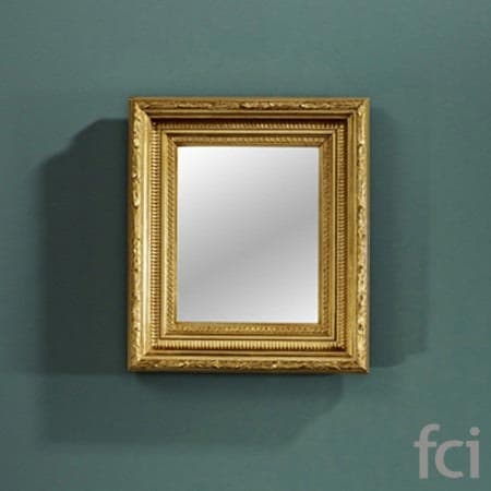 Mini Gold Wall Mirror by Reflections
