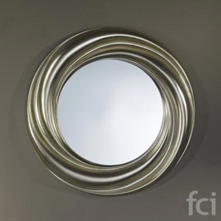 Ondule Silver Wall Mirror by Reflections