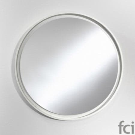 Radius L White Wall Mirror by Reflections