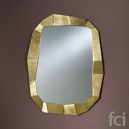 Shift Gold Wall Mirror by Reflections