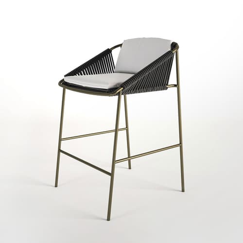 Demetra Outdoor Barstool by Rugiano