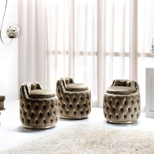 Tres Chic Footstool by Silvano Luxury
