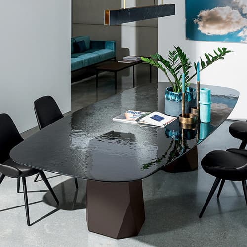 Deod Two Bases Dining Table by Sovet Italia