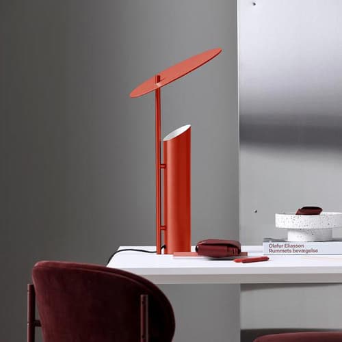 Reflect Red Table Lamp by Verpan