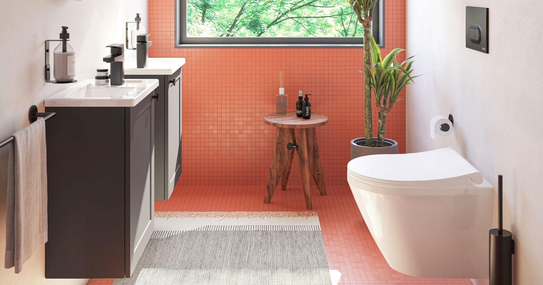 how to declutter a small bathroom