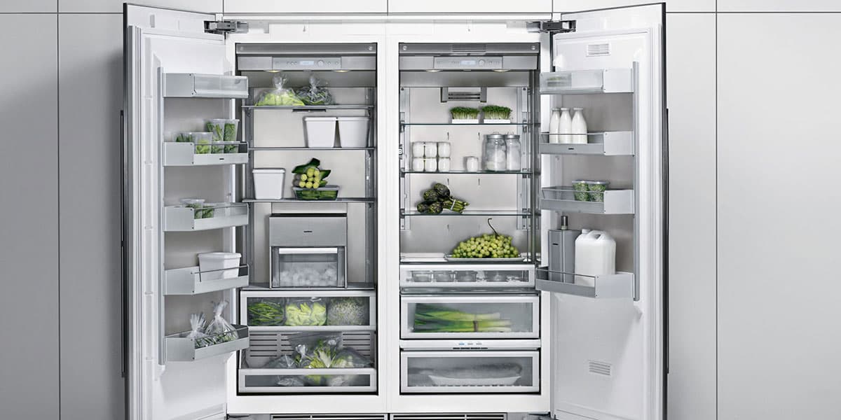 gaggenau double built-in fridge