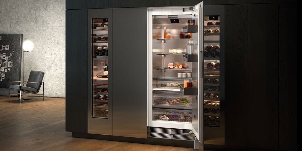 gaggenau integrated refrigerator and wine cooler