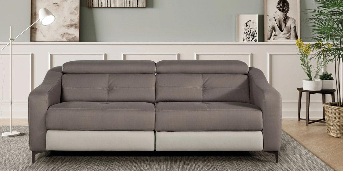 FCI London Flexform Altea sofa: deep seats, sculptural lines, Italian craftsmanship.