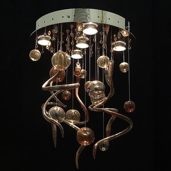 cleo chandelier by FCI Custom Lighting