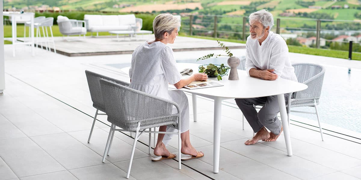 outdoor-chairs elderly couple