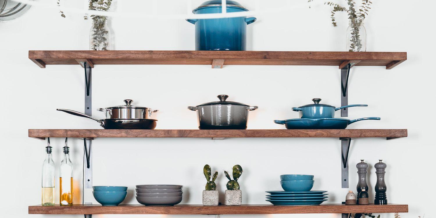 FCI London guide: incorporate floating shelves with balanced spacing and curated accessories.