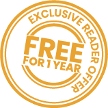 exclusive reader offer for 1 year