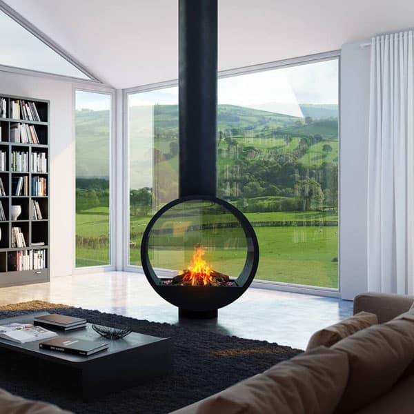 Modus Double Sided Fireplace