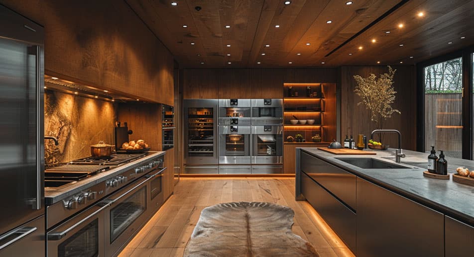 Sleek Gaggenau oven installed in a modern kitchen