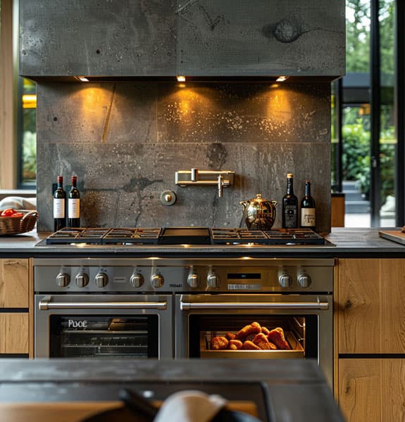 Modern Kitchen Featuring Gaggenau Appliances