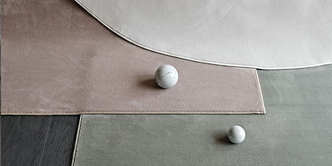 Elegant Kimi Rug by Cattelan Italia, featuring soft, pastel hues and refined texture.