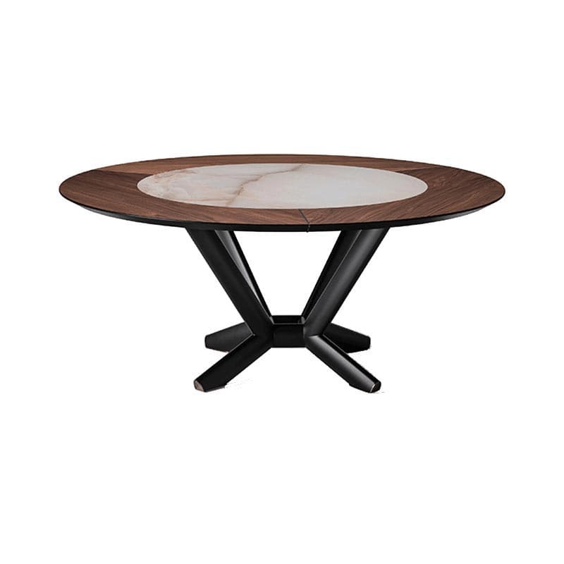 Skorpio Round Ker-Wood Fixed Table