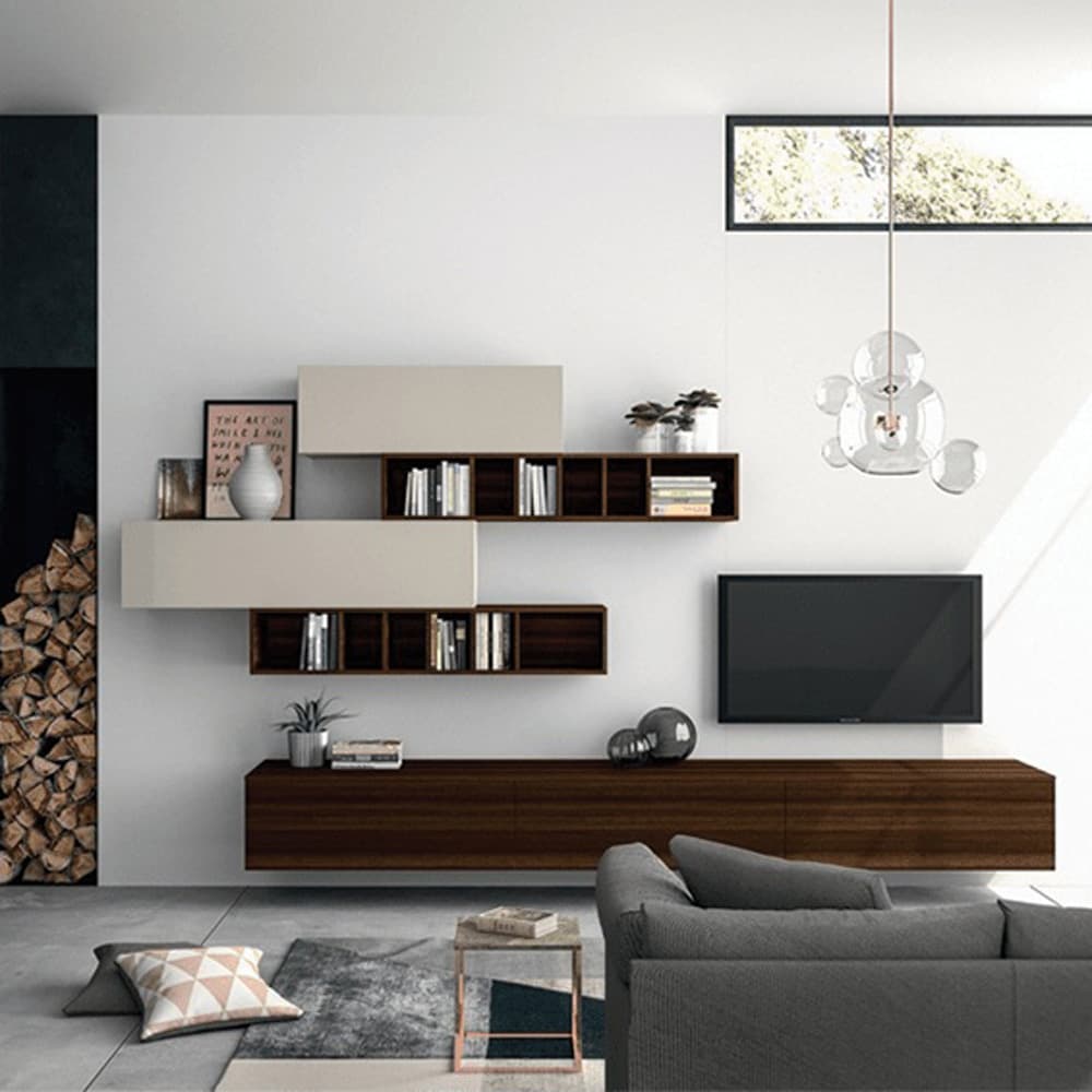 Slim Up TV Wall Unit by Dall'Agnese