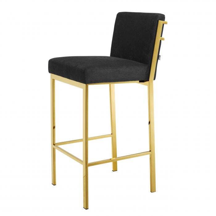Scott Gold Finish Bar Stool