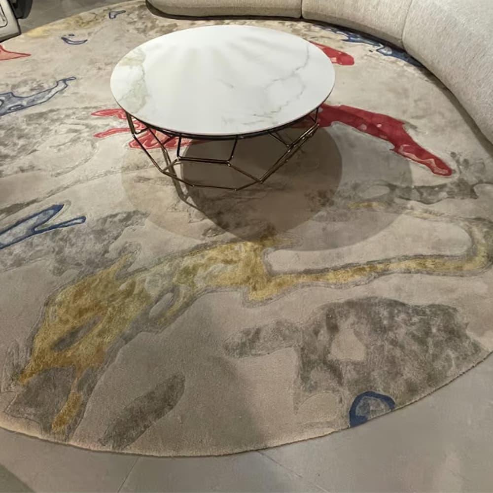 Hand Tufted Wool and Viscose Rug by Knot and Loop