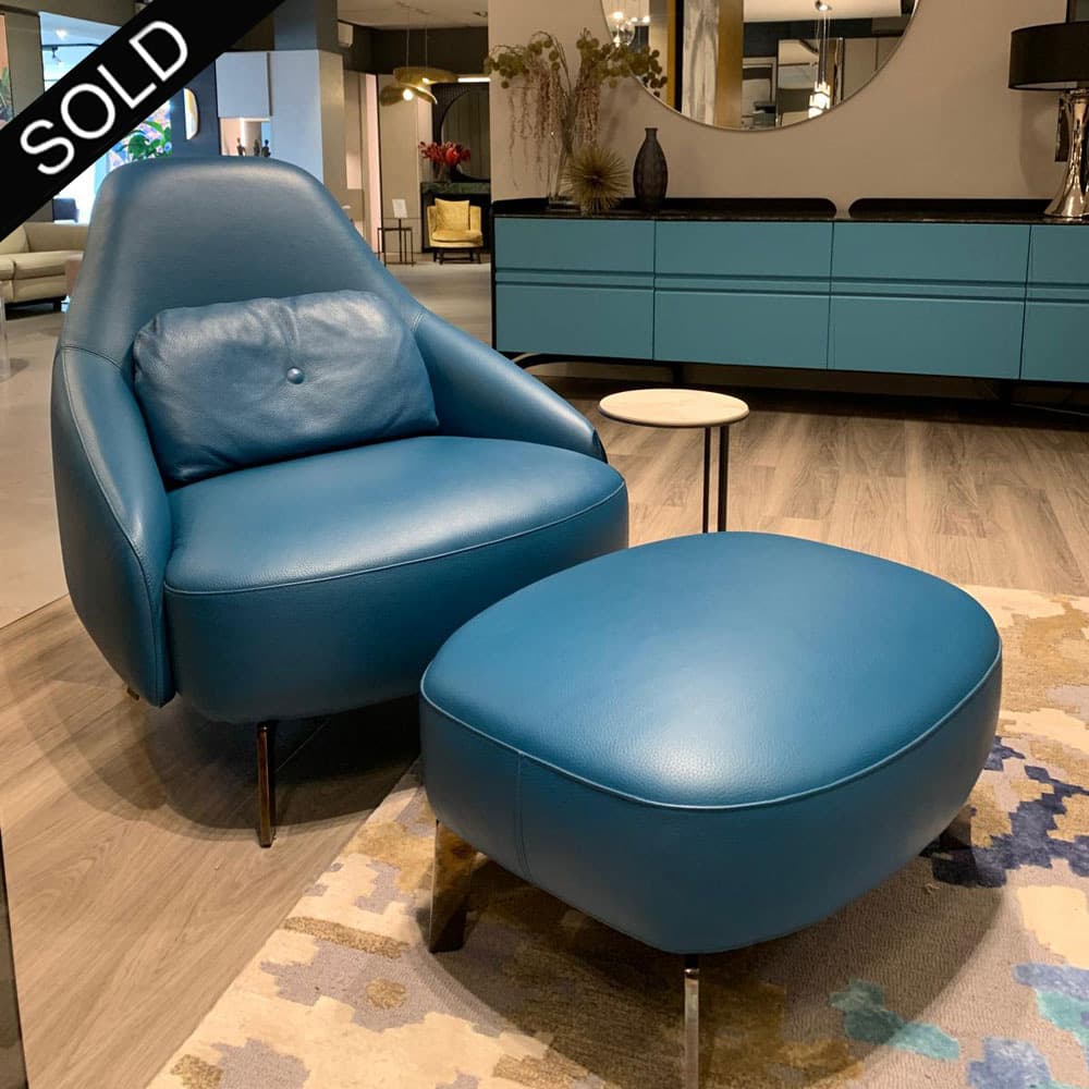 Jill Armchair & Footstool by Leolux