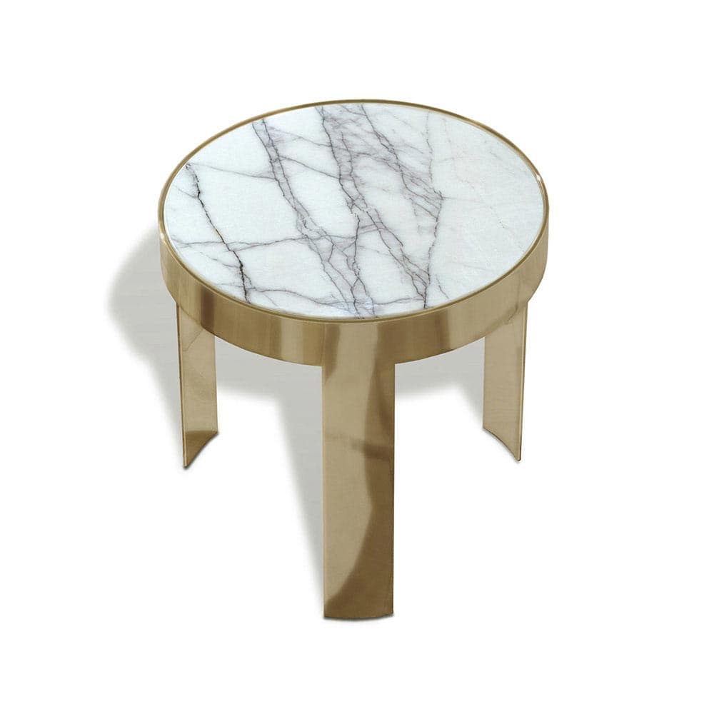 Infinity Round Metal Side Table