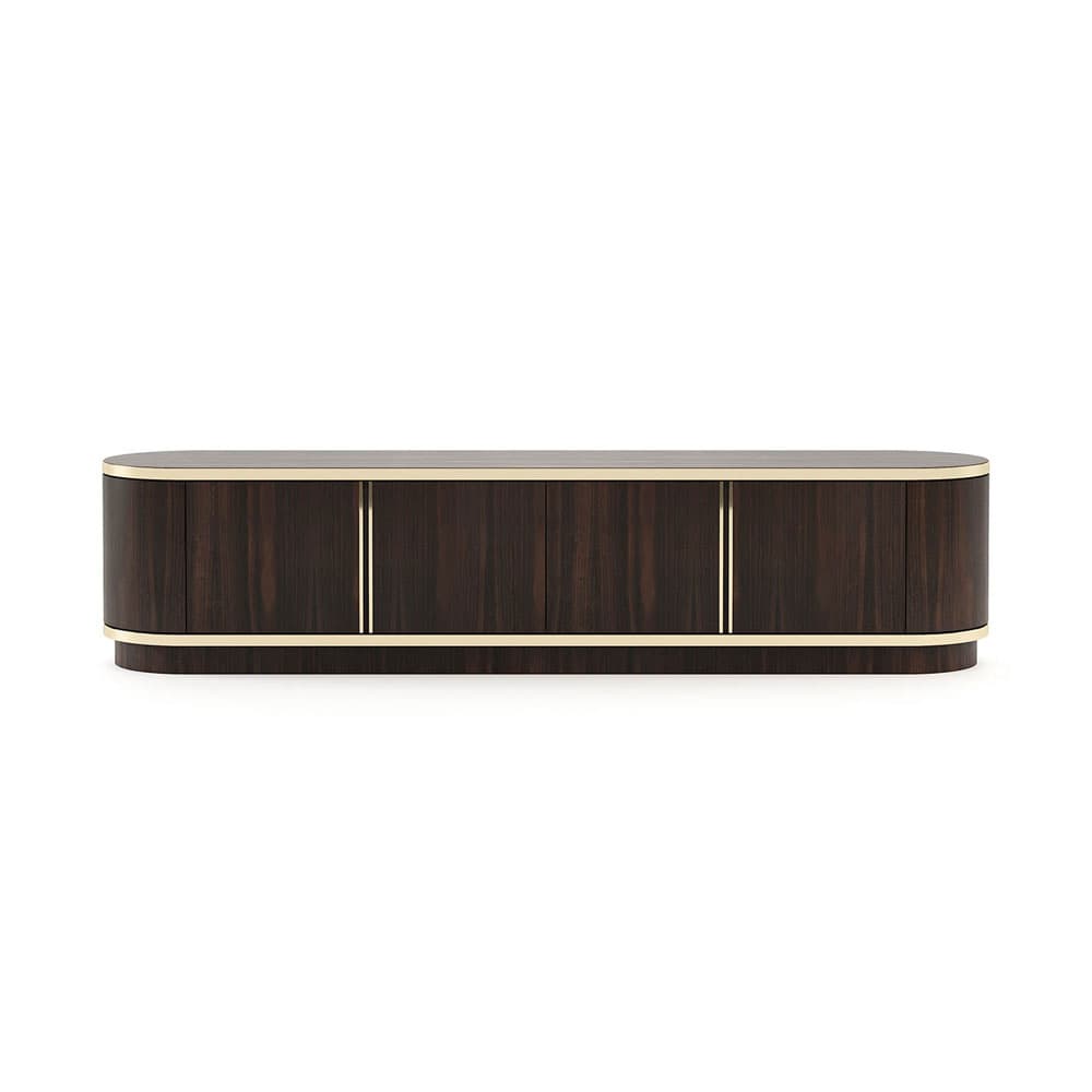 Brown TV Wall Unit