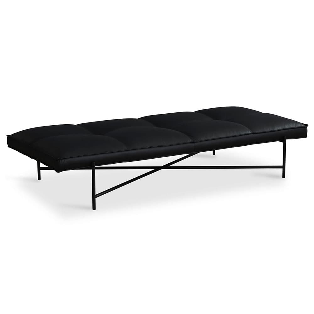 Daybed in Black Frame And Black Leather